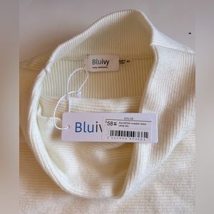 WINTER WHITE LONG SLEEVE SWEATER DRESS, NWT